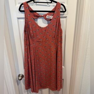 Cherry Velvet Zebra Dress